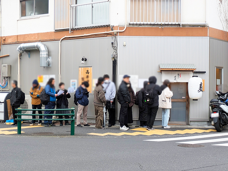 「塩そば時空」行列