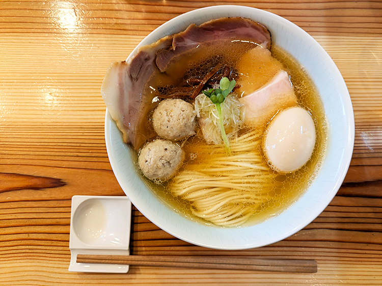 「塩そば時空」特製塩そば