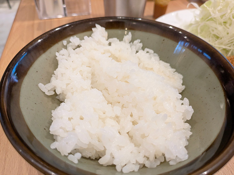 「とん㐂」のライス