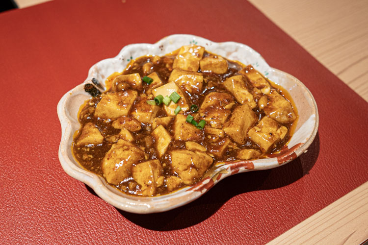 「CANTON8茶楼」の特製麻婆豆腐