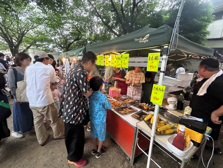 久我山ホタル祭りの出店