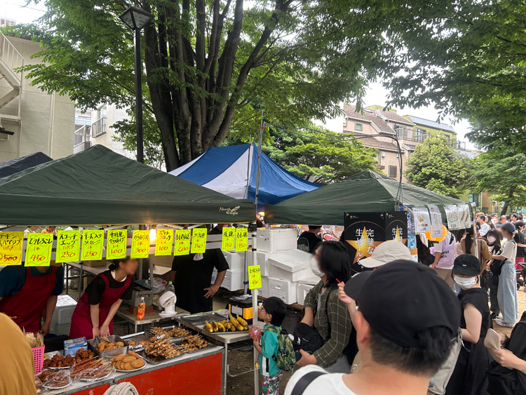 久我山中央緑地公園の出店