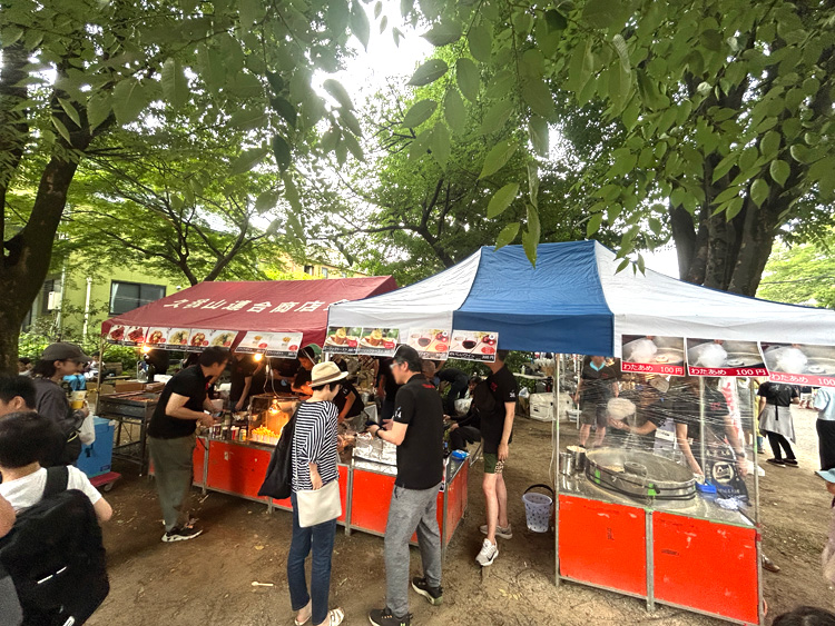 久我山ホタル祭りの出店