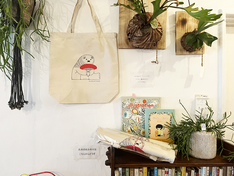 「hanaiguchi」観葉植物、トートバック