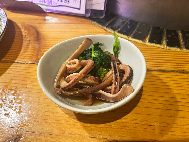 「常蔵」のお通し