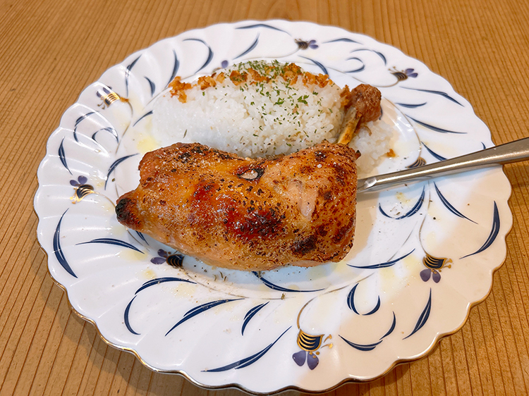 「KITCHEN きらきら星」鶏もも肉のコンフィ