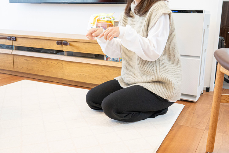 家のこだわりを話す奥様