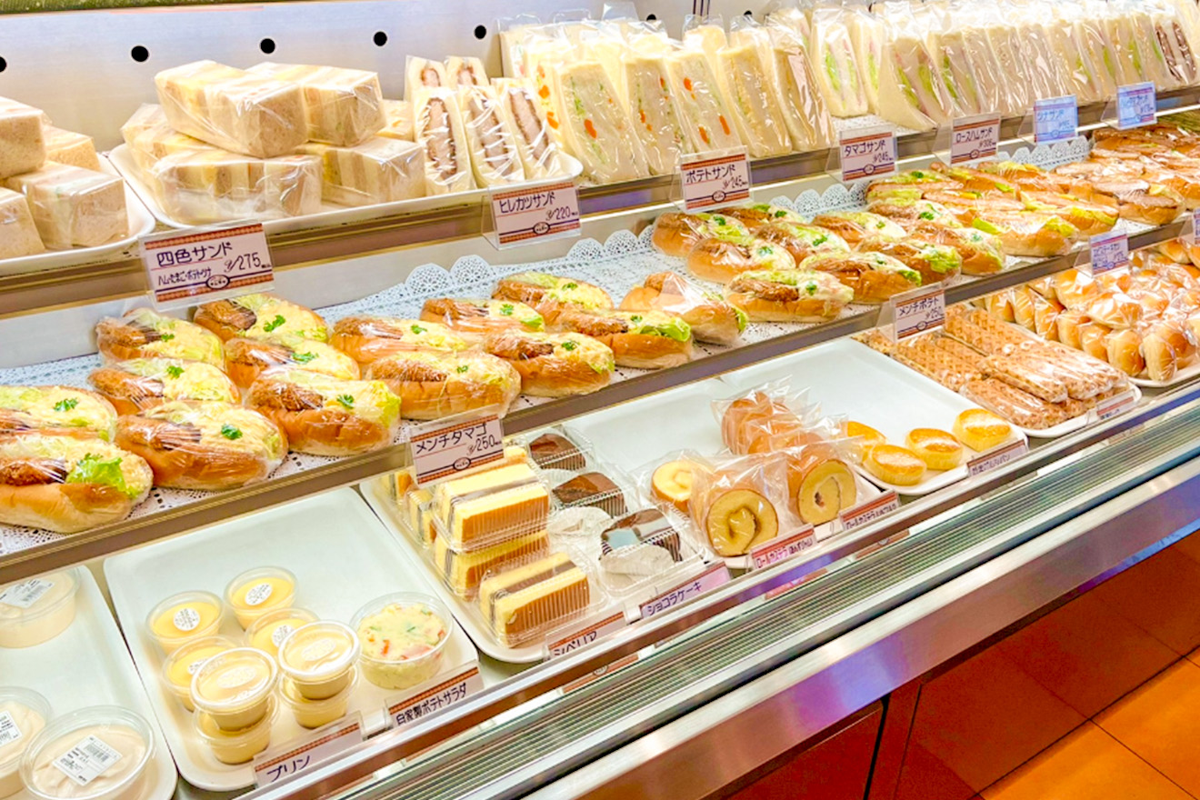 「パン工房 キムラヤ」のサンドイッチ