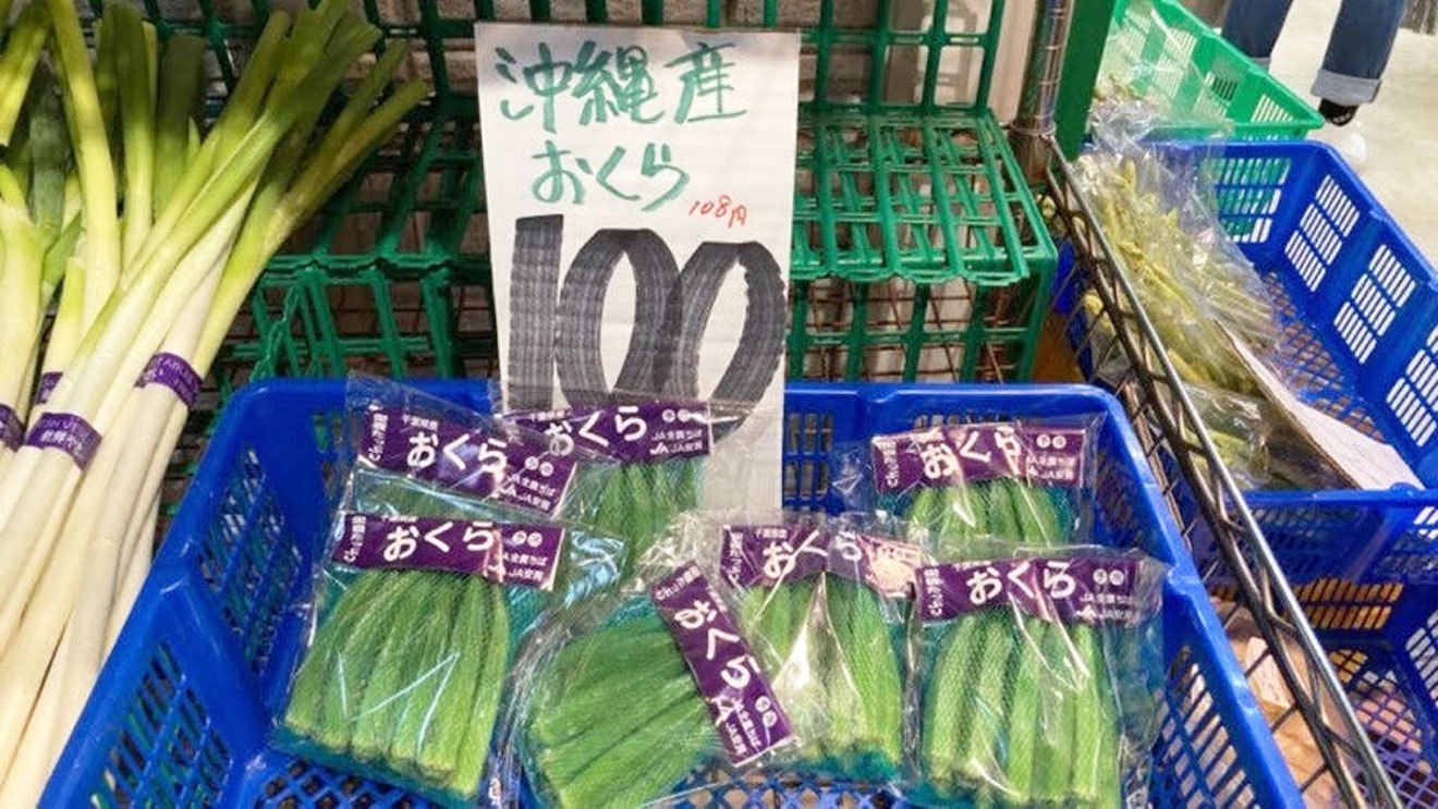 「すず銀」の沖縄産おくら