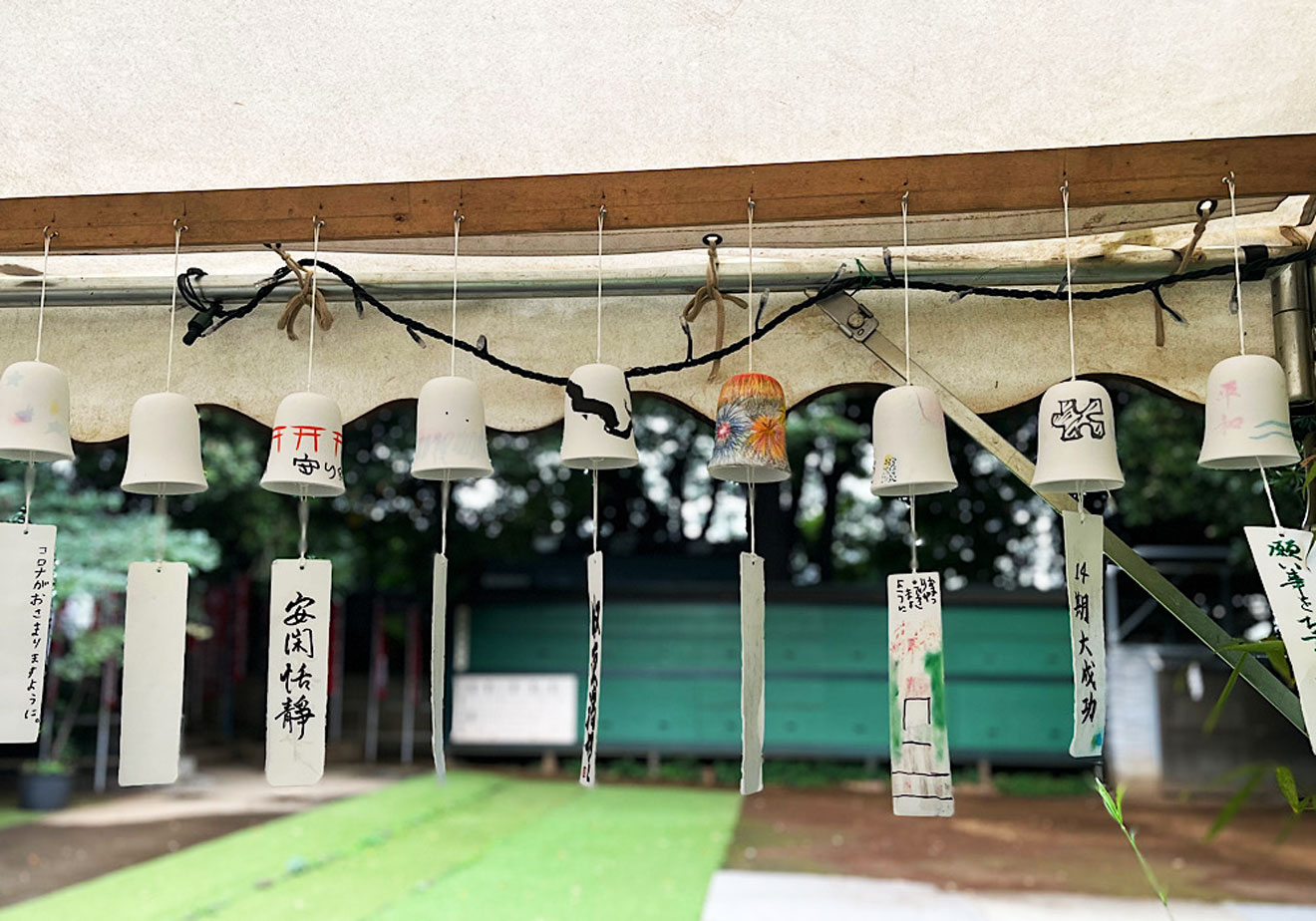 「太子堂八幡神社」の風鈴