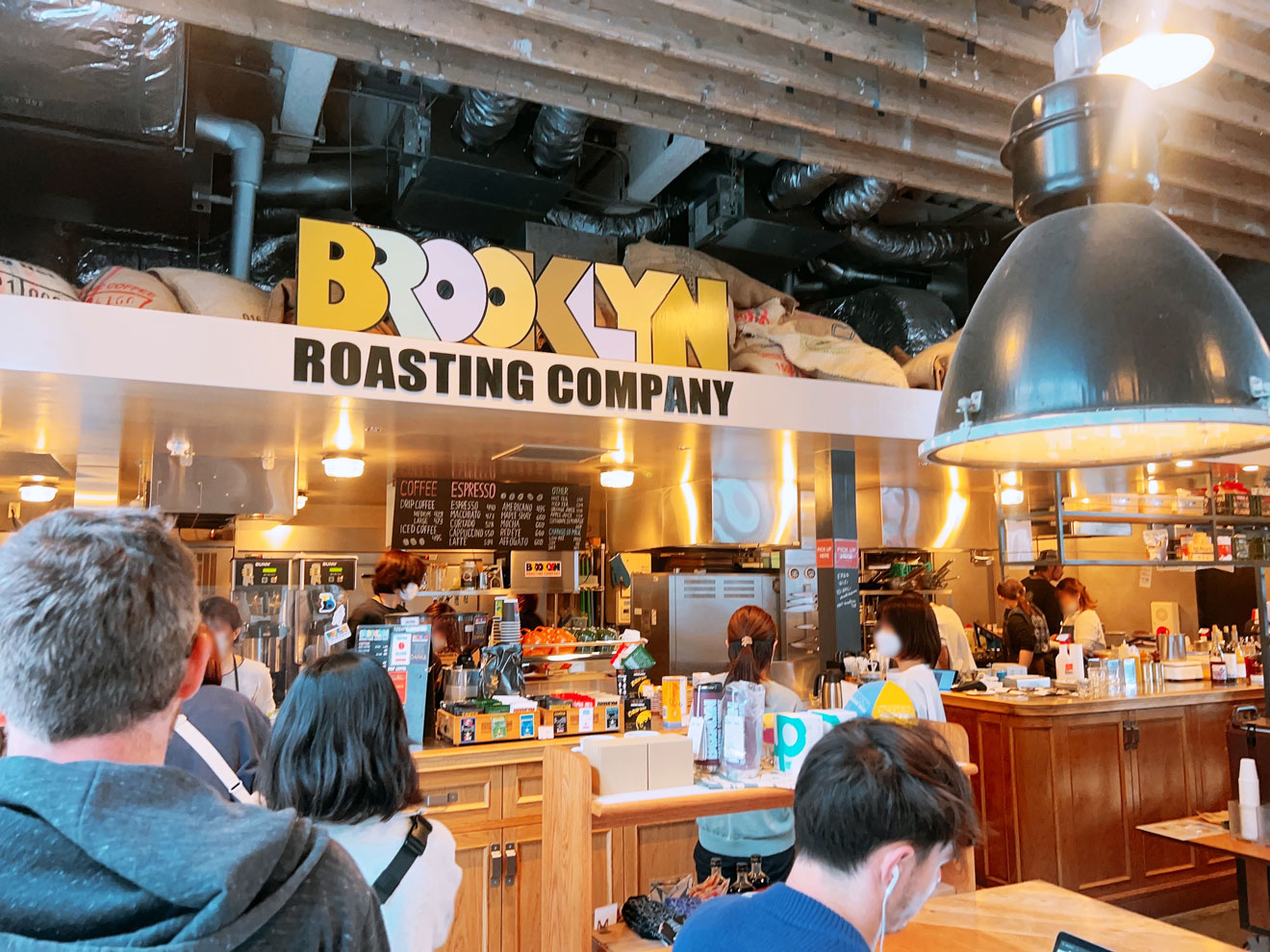 「BROOKLYN ROASTING COMPANY」のカウンター