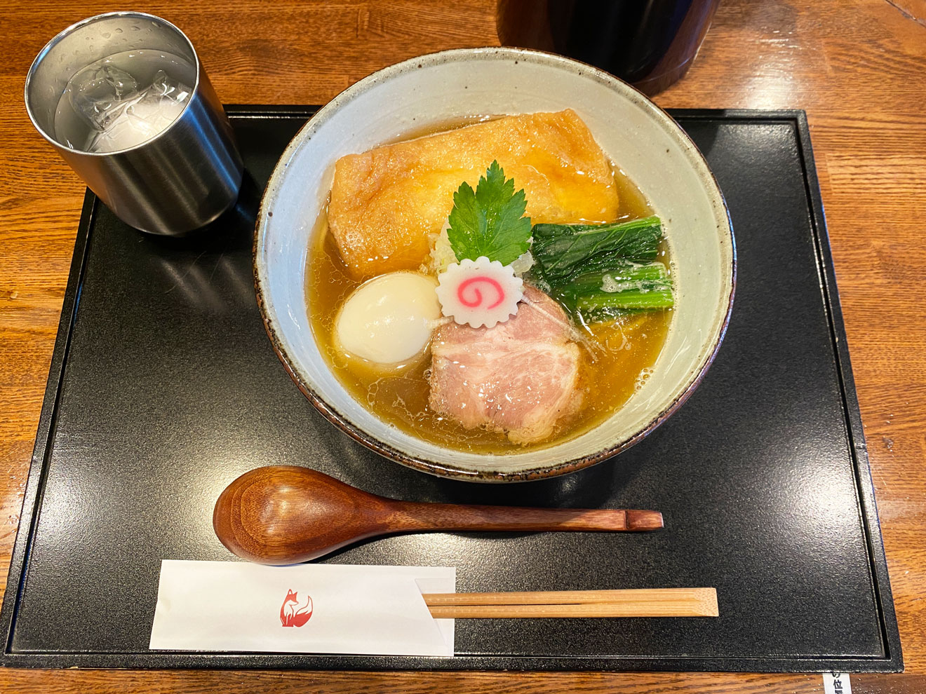 「中華蕎麦 きつね」の味玉中華蕎麦