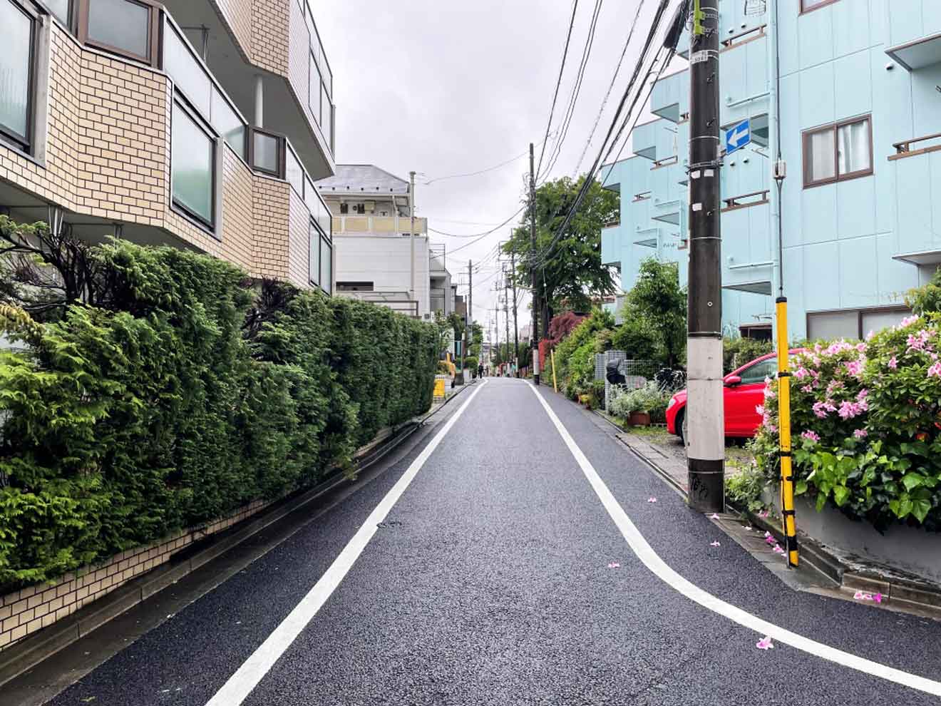 「とんかつ 美よし」までの道