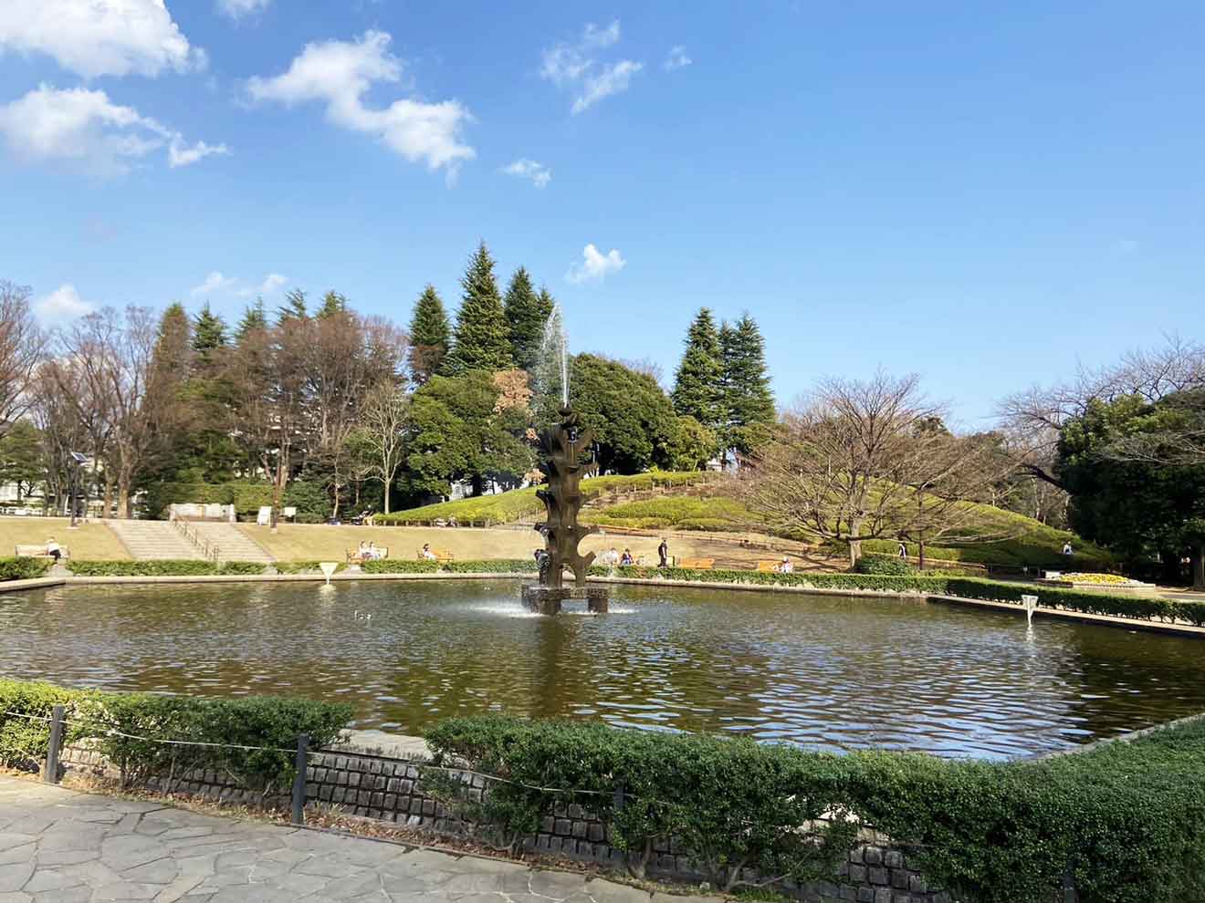 「世田谷公園」の噴水