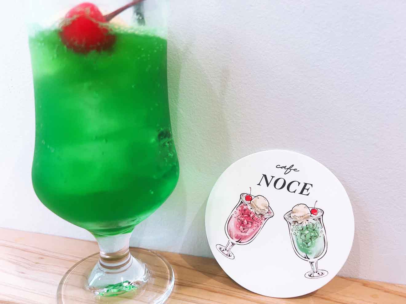 「Cafe NOCE」のクリームソーダ