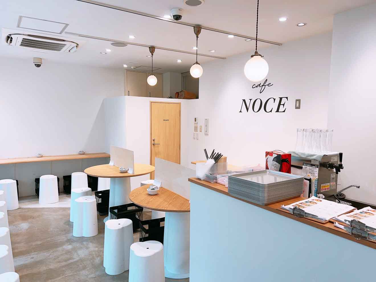 「Cafe NOCE」の店内