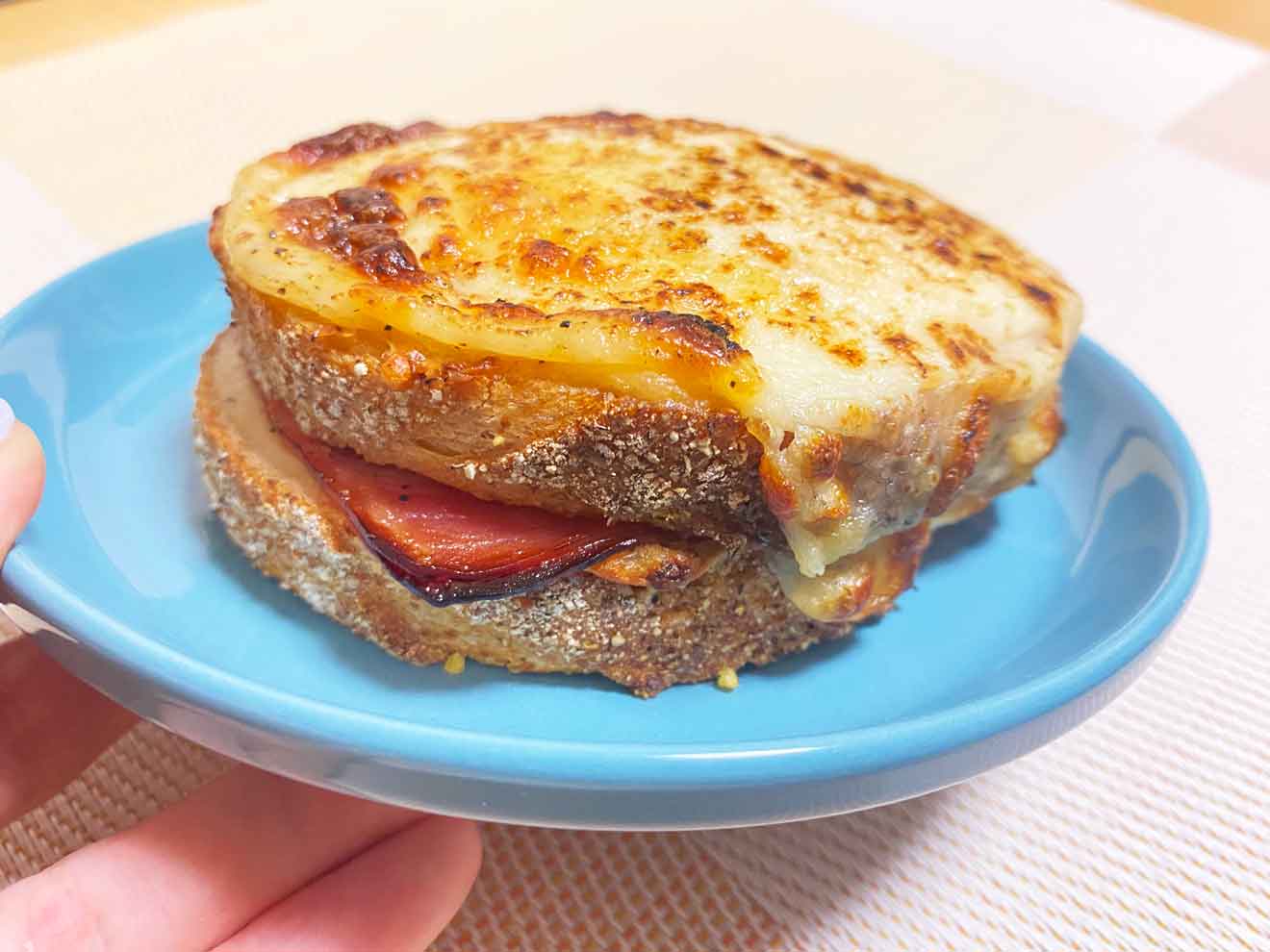 「Boulangerie Sudo」の大山ハムのクロックムッシュ