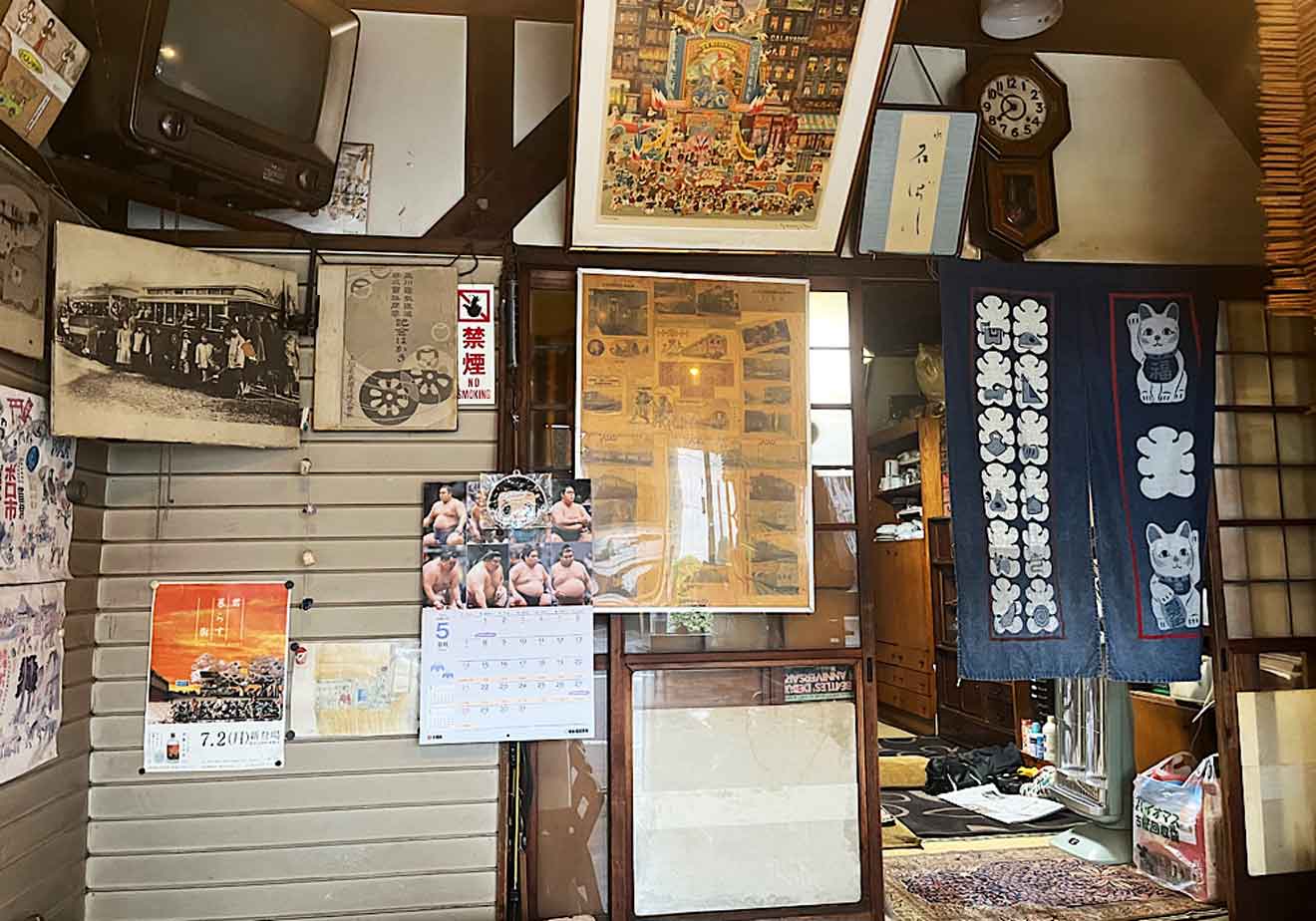 「氷工房石ばし」の店内