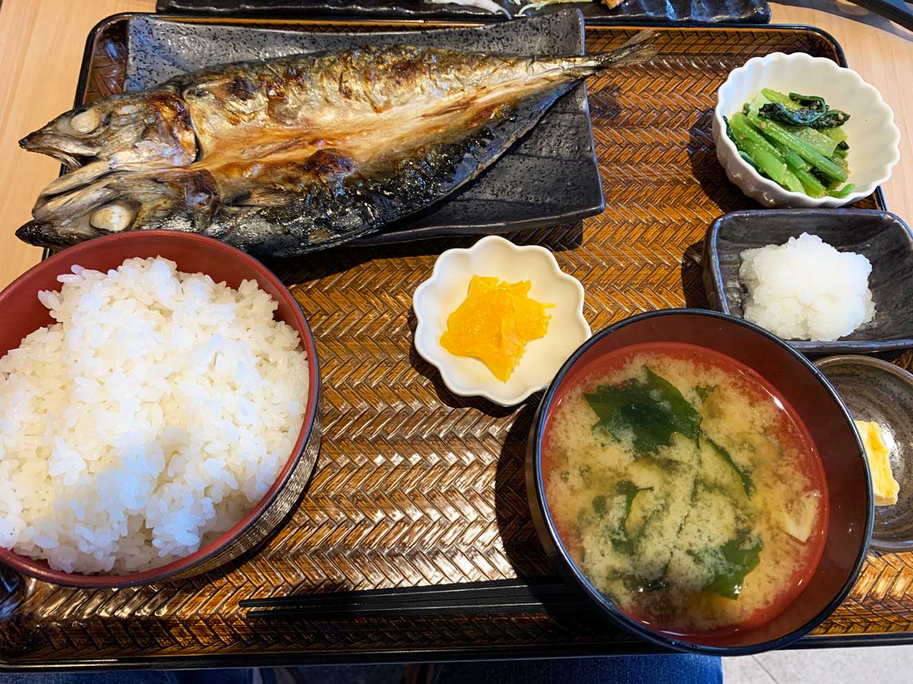 「下北SABA食堂 佐助」の金華さば開き定食