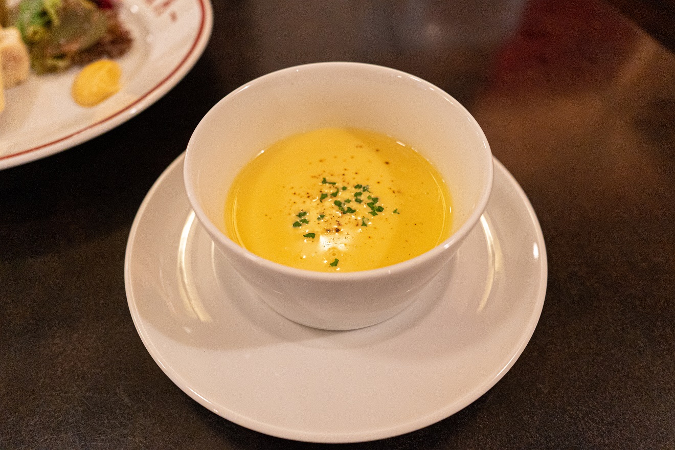 「ユリイカ」のトウモロコシのスープ