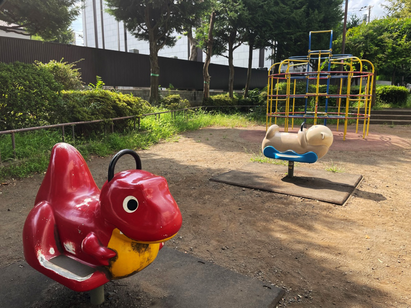 「山下公園」のスプリング遊具