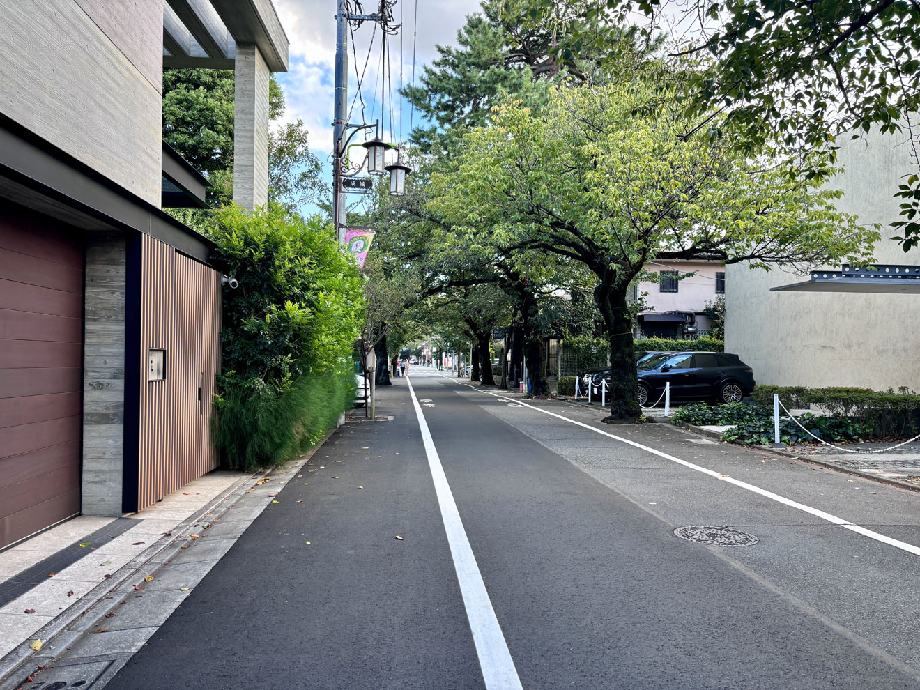 成城学園の住宅街