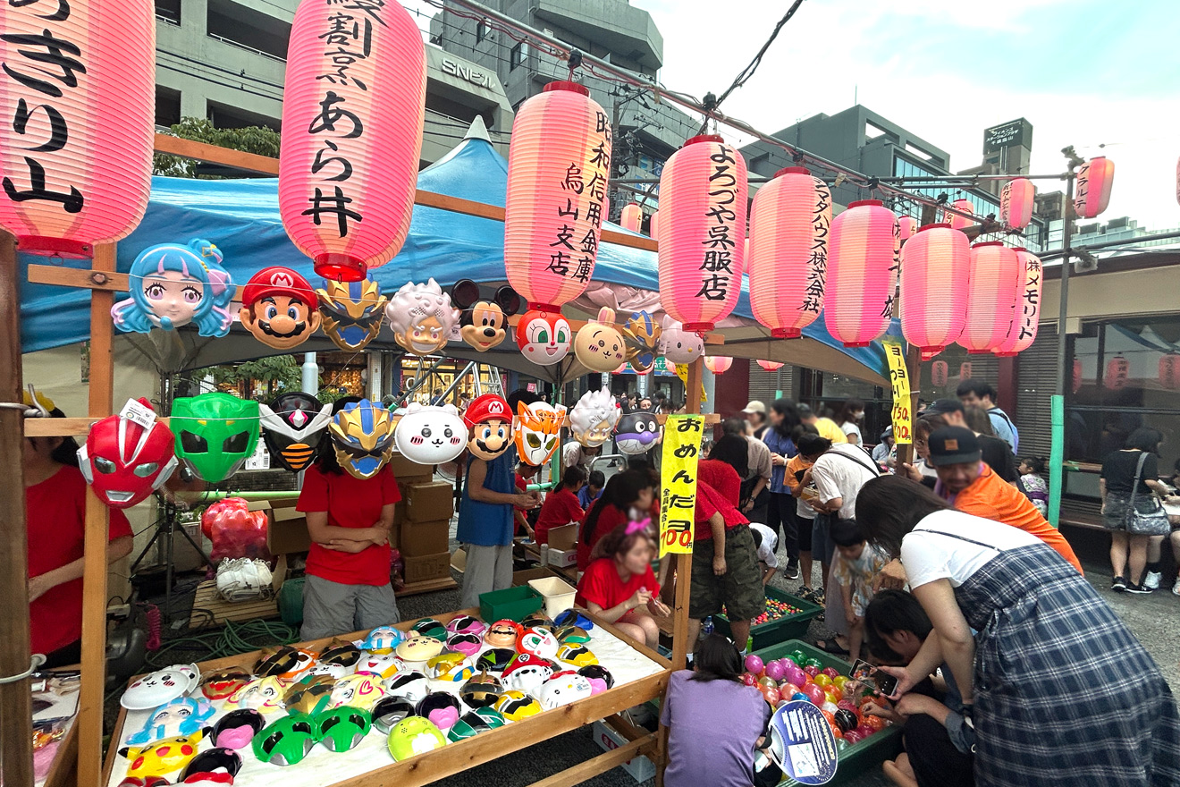 2025年のからすやま夏まつりの出店
