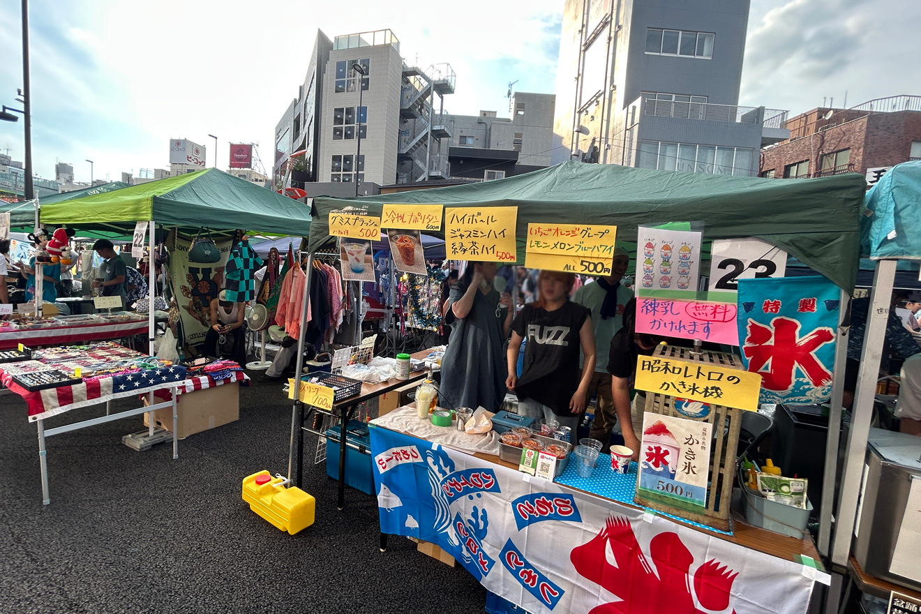 2025年の下北沢盆踊りの出店