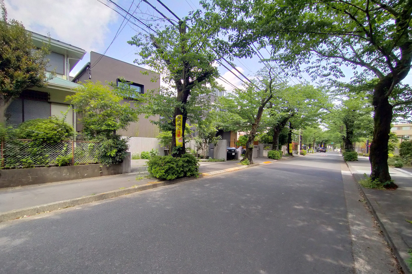 用賀駅周辺の住宅街