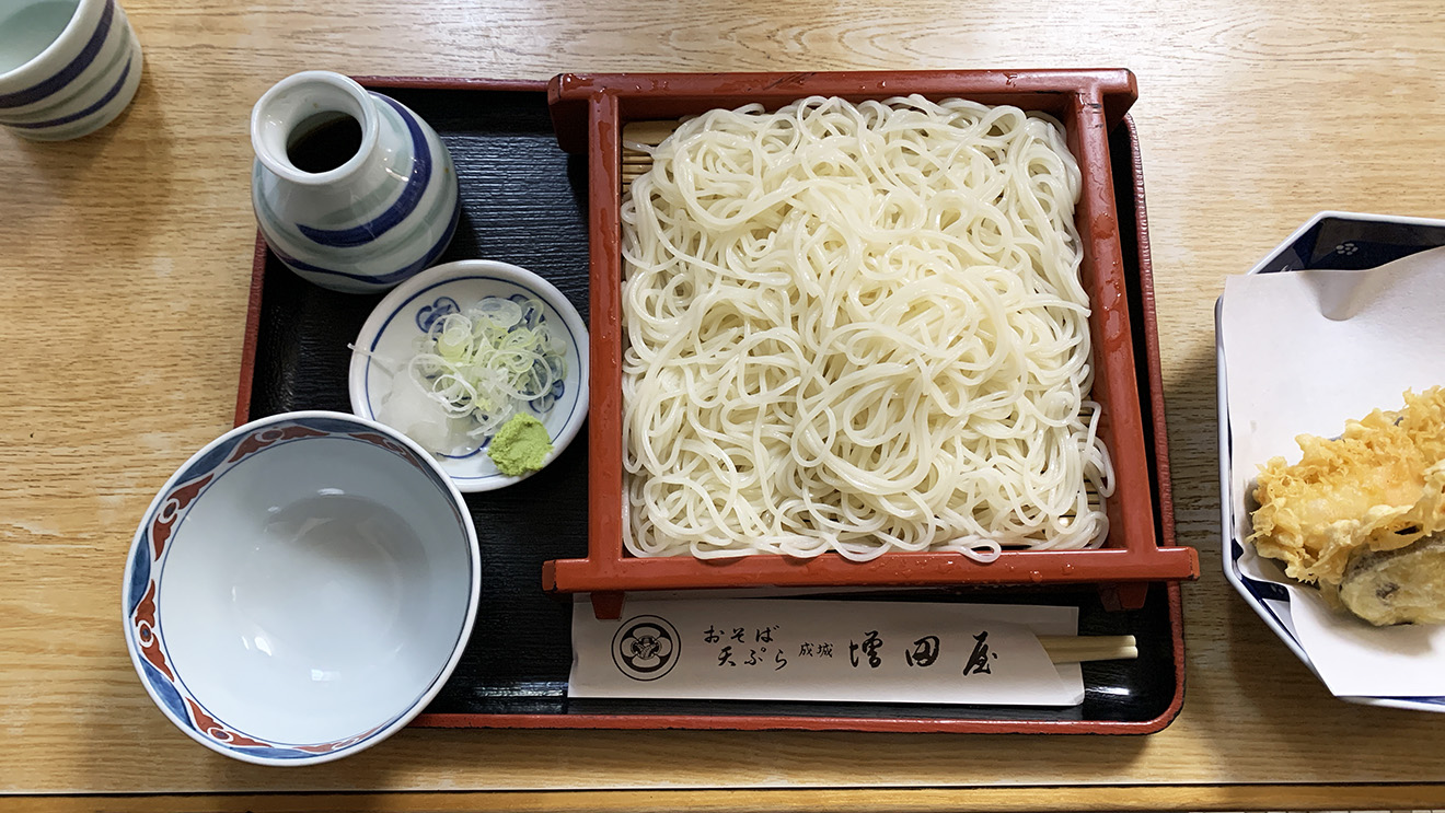 「増田屋」の天ぷらそば