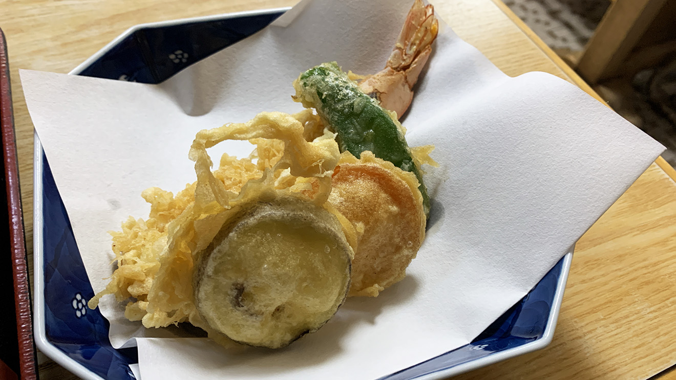 「増田屋」の天ぷら