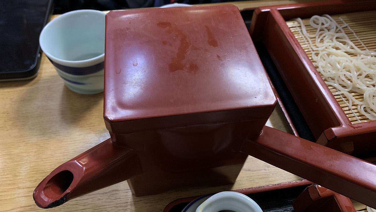 「増田屋」の蕎麦湯