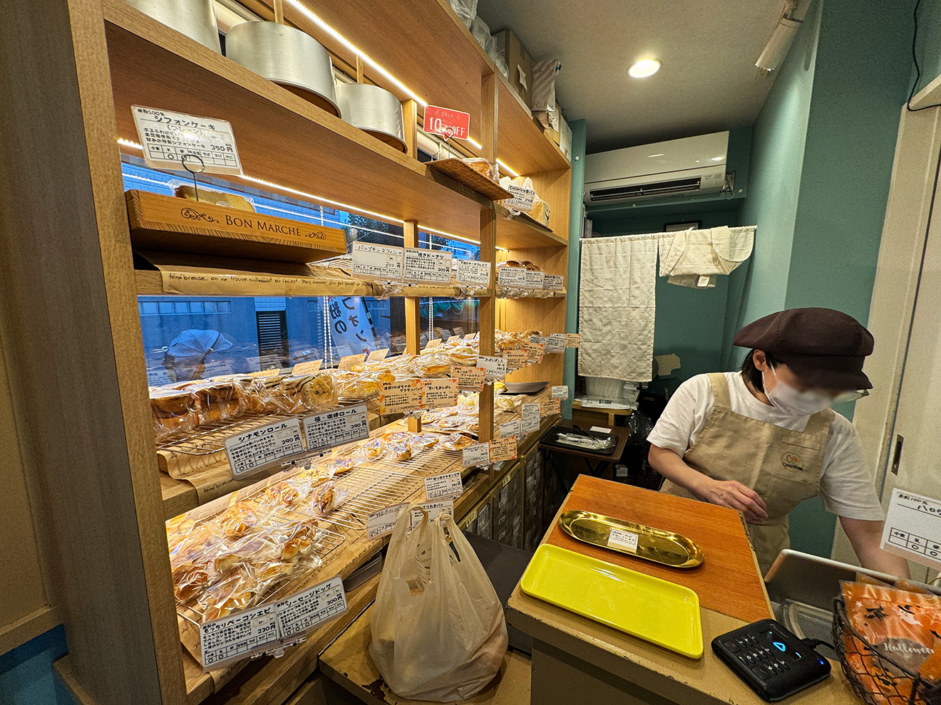 「Cocorire」の店内