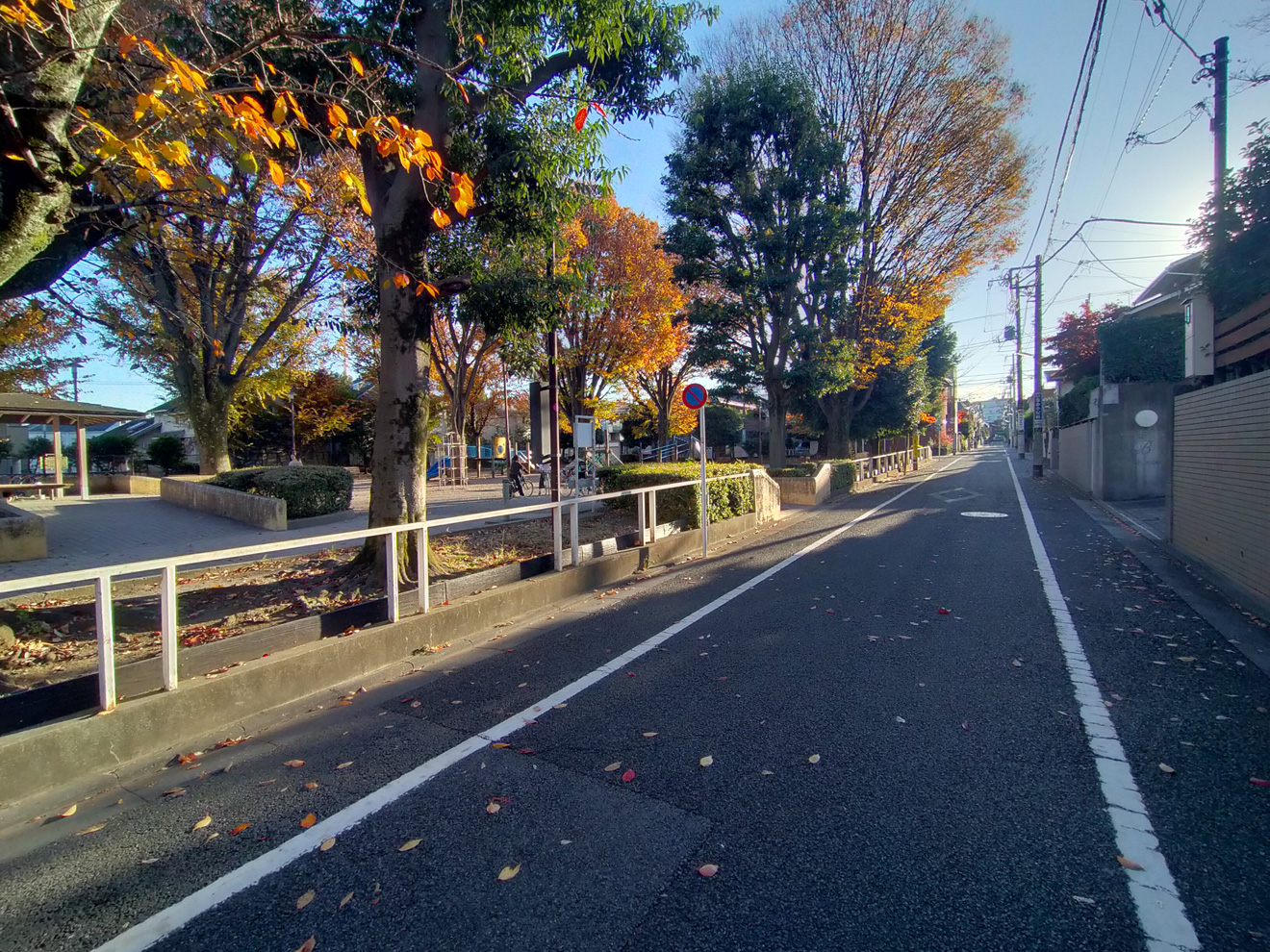 野沢三丁目の街並み