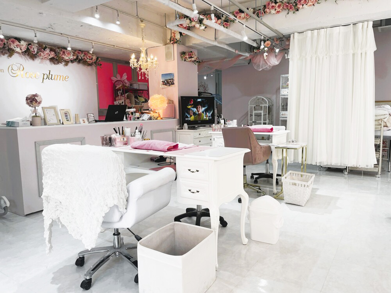 「Roseplume」の店内