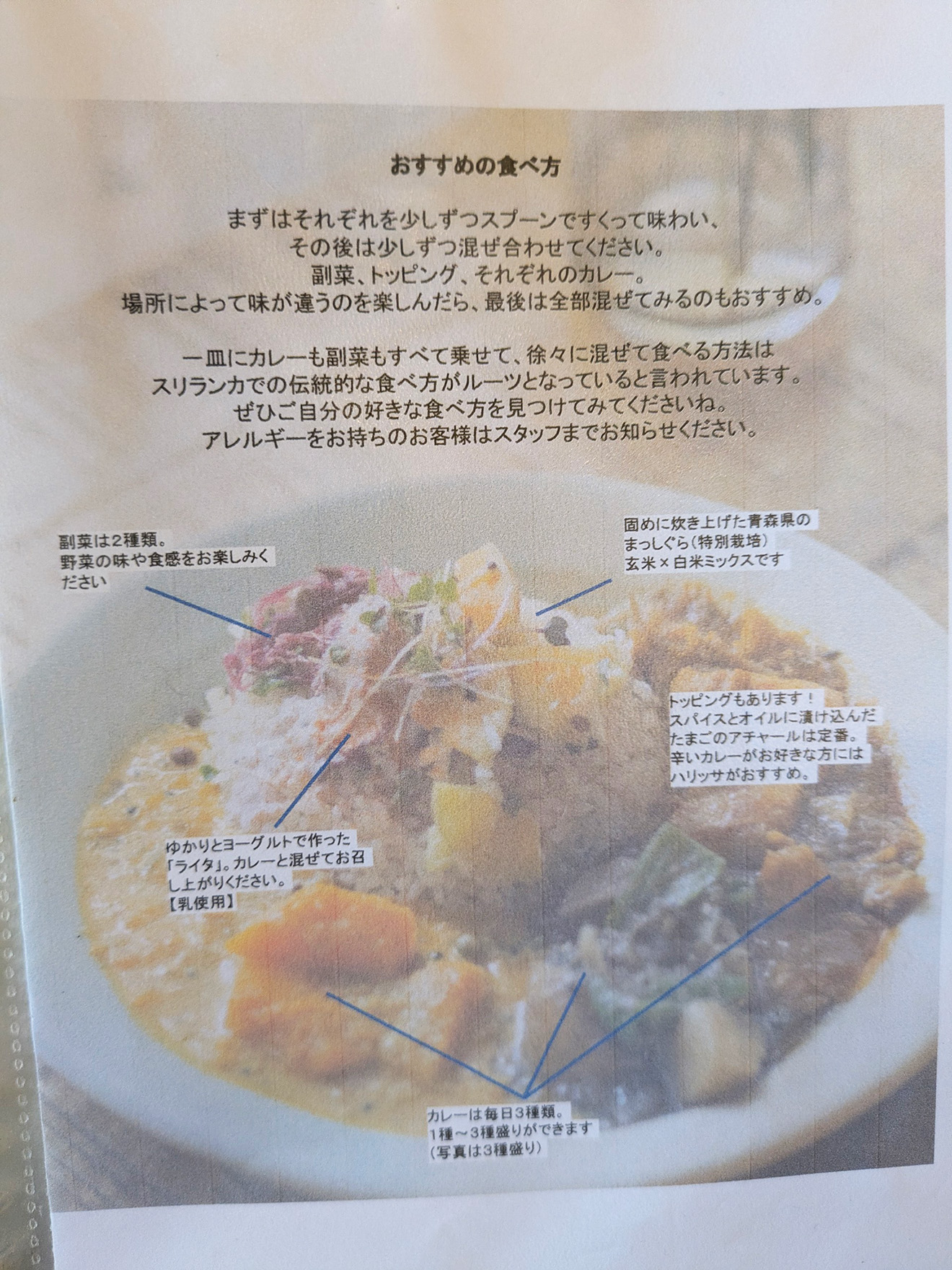 「kitchen and CURRY」のおすすめの食べ方
