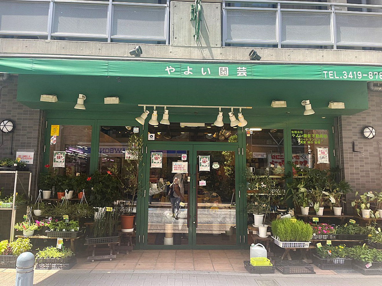 「やよい園芸」の外観