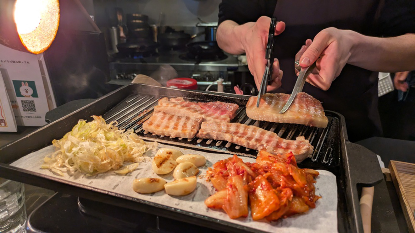 「経堂プッチョン」のサムギョプサル