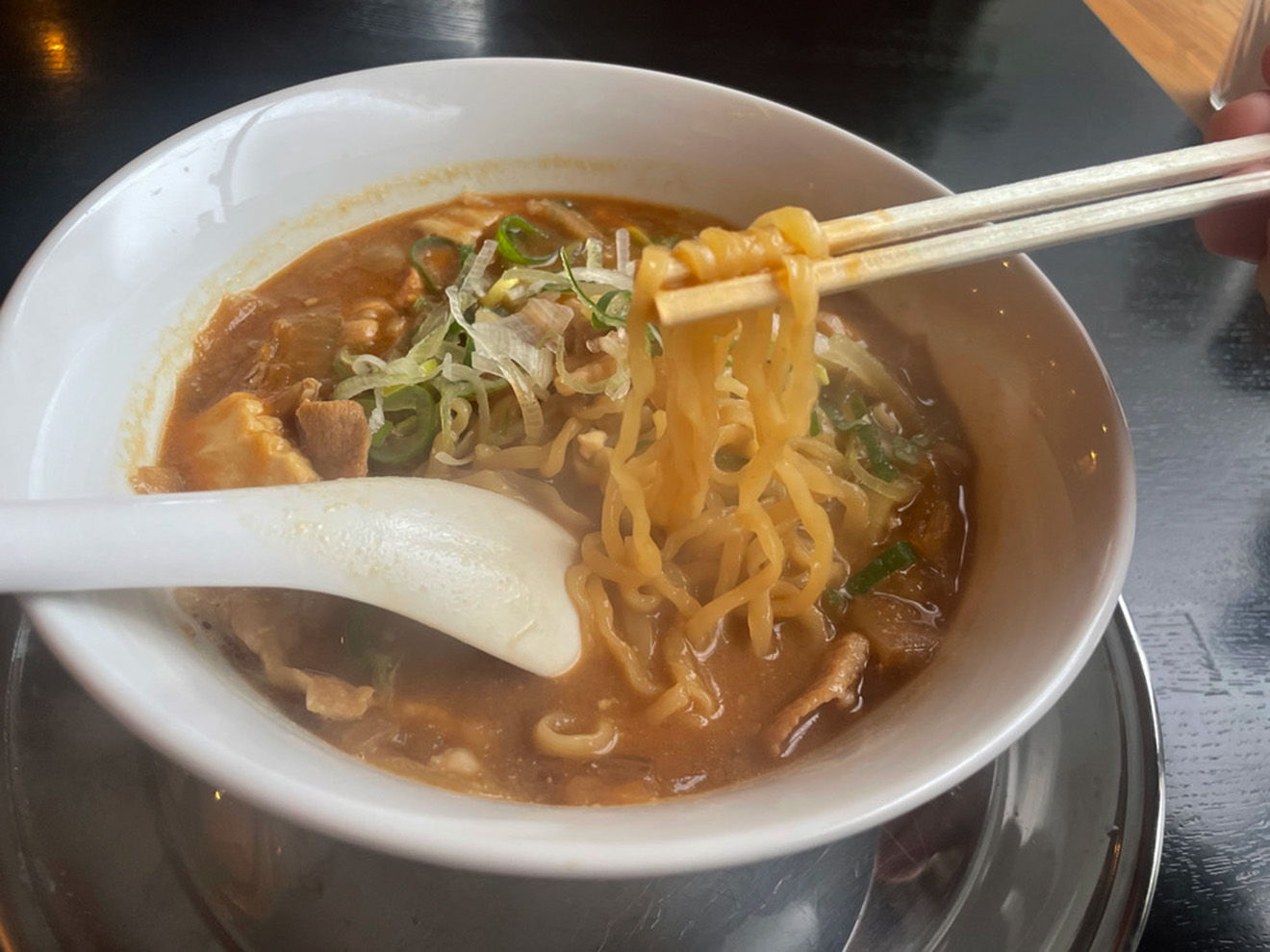 「定食・ラーメン TOSHI」の豚汁ラーメン