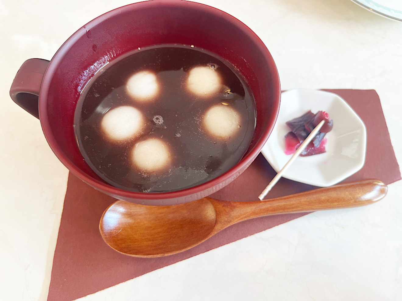 喫茶まくあい_白玉ぜんざい